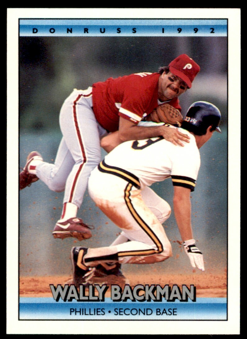 1992 Donruss Wally Backman Philadelphia Phillies #478