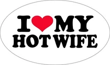 I love my hot wife Sticker wifey