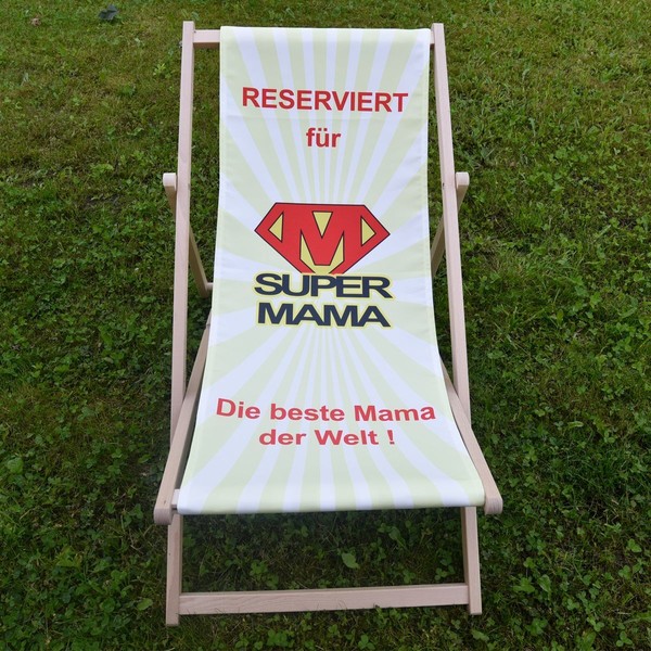 Super Mama Liegestuhl Beste Mama Der Welt Geschenkidee Geburtstag-image