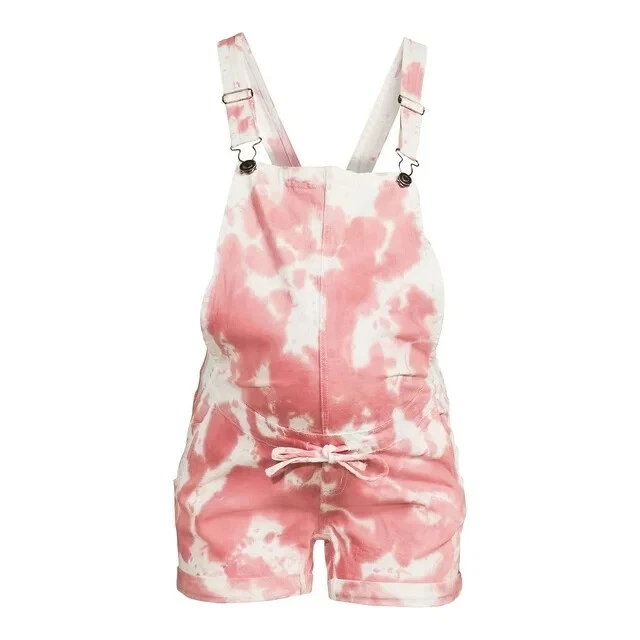 Pantalones Cortos Planet Motherhood Maternidad Sarga Tie Dye Para Mujer M Algodón Multicolor Foto 4 de 4