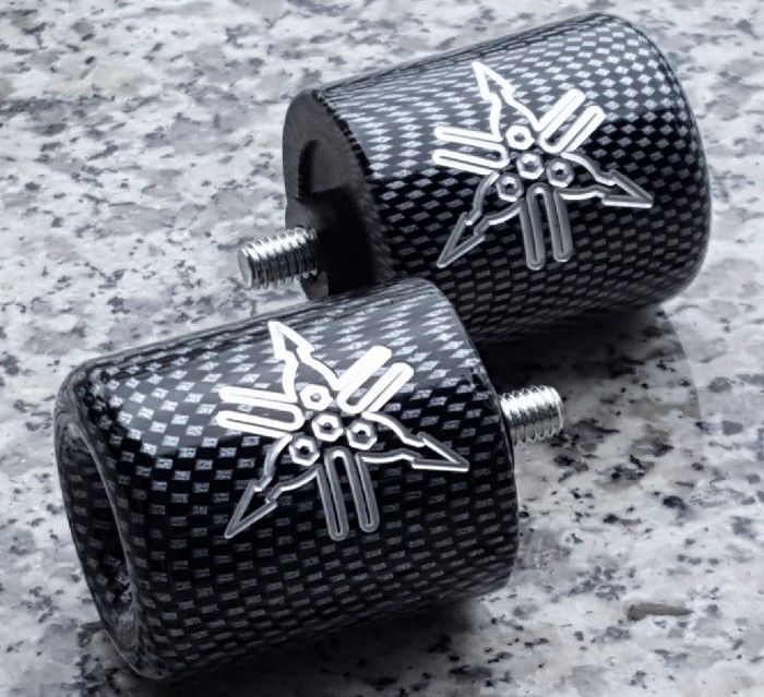 Yamaha XJ600 XJ 600 YZF R6 R1 FJR 1300 FJR1300 CARBON BAR ENDS