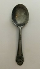 Vintage Gerber Baby Spoon Winthrop Silver Plate Cattle Ranchers Estate