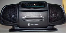 New Vintage Lifelong Baby Boom Box, AM/FM Portable Mini Radio, Model 2225 Works