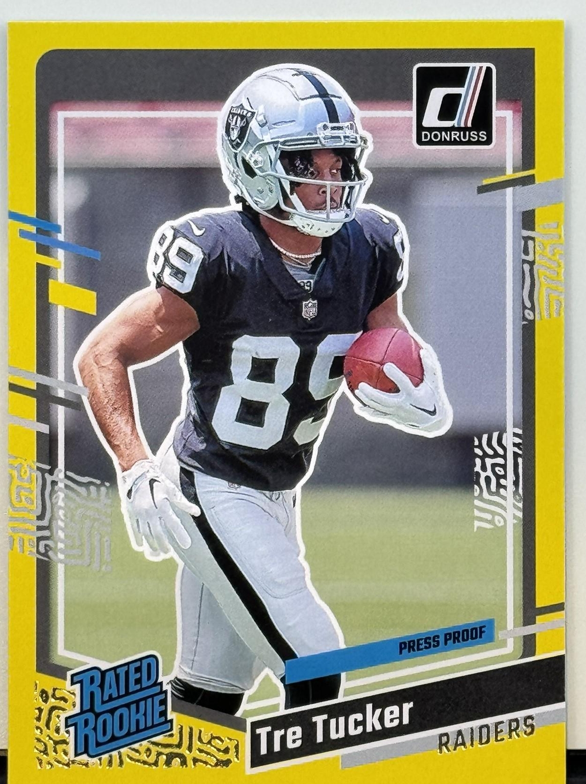 2023 Panini Donruss #362 Tre Tucker Press Proof Yellow RC