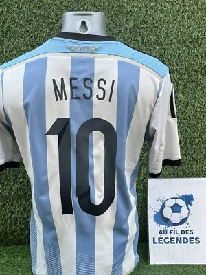 Maillot Messi Argentine Camiseta Maglia Jersey Adidas Home Argentina 2014 - Photo 1/4