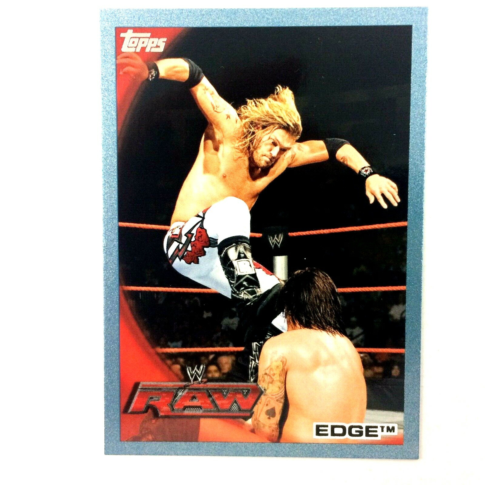 Edge 2010 Topps WWE Blue Parallel #58 1309/2010 Adam Copeland AEW