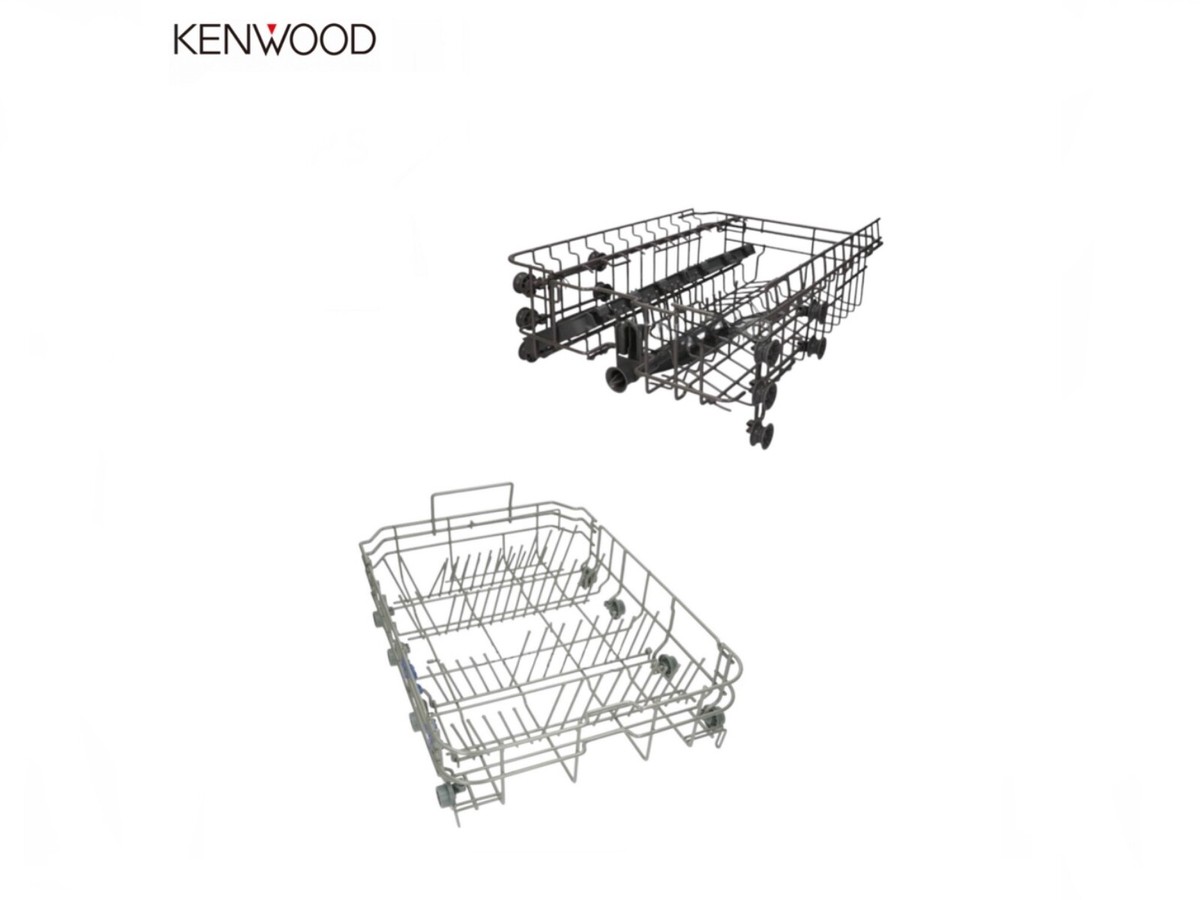 Genuine Kenwood Dishwasher Upper Lower Baskets With Wheels