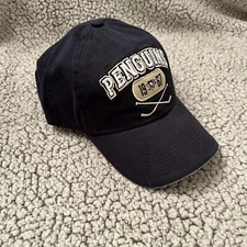 Pittsburgh Penguins hockey Old time sports 1967 hat hook and loop black hat