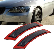 Front Side Marker Fender Bumper Reflector Smoked Lens For 2007-2013 E92 E93 2DR