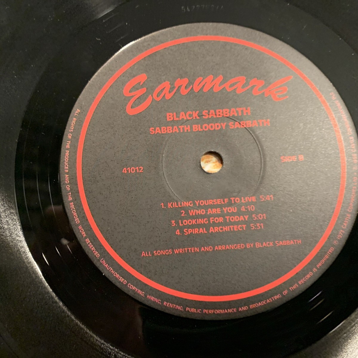 Black Sabbath – Sabbath Bloody Sabbath LP 2003 Earmark – 41012 EX