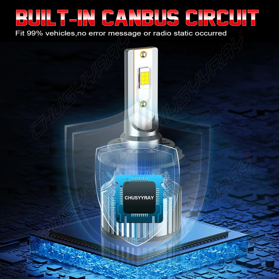 Kit de bombillas antiniebla LED Hi Lo 6500K para Jaguar Super V8 2007-2008 combo Foto 4 de 4