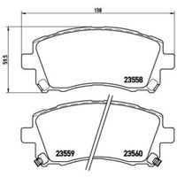 Brembo Bremsbelagsatz Scheibenbremse Vorne FüR Subaru Forester 2.0 AWD