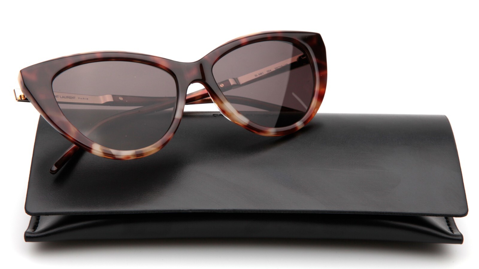 NUOVI OCCHIALI DA SOLE SAINT LAURENT SL M81 004 HAVANA 55 16 145mm Italia