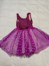 weissman MC pink sequin and tulle dress