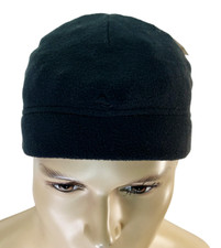 Alpine Design Adult Brushed Fleece Beanie hat- Black, One Size