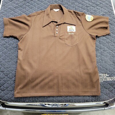 Vintage 1970s A NAT NAST CREATION Bowling Shirt Chain Stitched