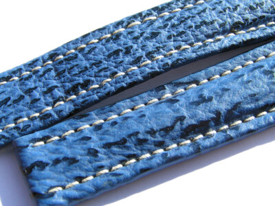 Breitling UTC Band 22mm Hai blau blue azul Shark Strap Tiburon 045-22UTC