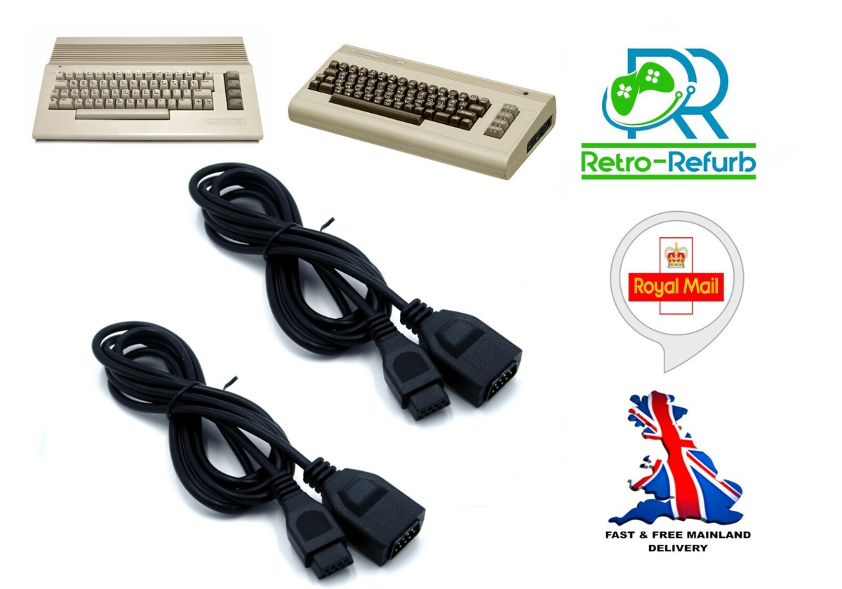 Commodore 64 Joystick Mouse Controller Pad C64 9 Pin Extension