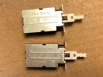 2 New Power Snap Switch DPST 8A 250VAC TV-8 Panel Mount for Stereo Amp Receiver