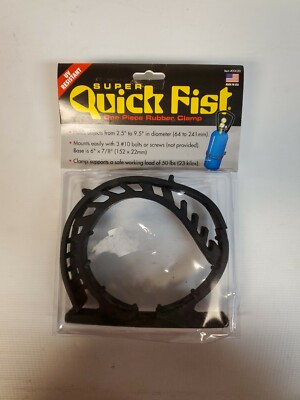 END OF THE ROAD 20020 SUPER QUICK FIST ONE-PIECE RUBBER CLAMP - BRAND NEW