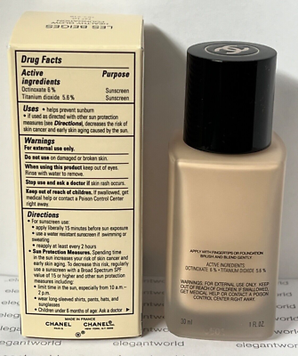 CHANEL LES BEIGES HEALTHY GLOW FOUNDATION Broad Spectrum SPF 25