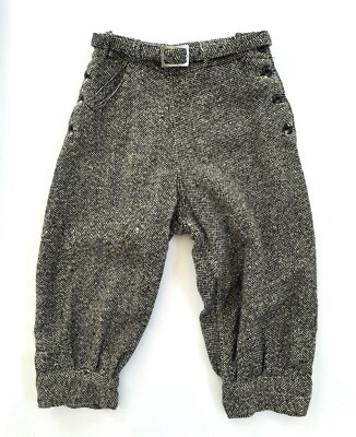 Antique 1920s Knickers Womens Size W26” Wool Tweed Pants