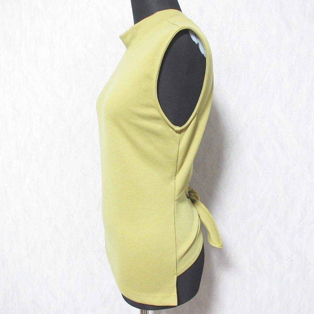 AMERI Sleeveless Back Ribbon Top 028130690 Mustar… - image 3