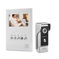 4.3-Inch Wired Video Door Phone System -Home Visual Intercom with Display Screen
