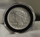 1921 US Peace Silver Dollar $1 High Relief XF (Cleaned)