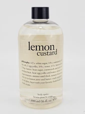 Philosophy Lemon Custard Body Spritz 16 Fl Oz 480 ml Refill