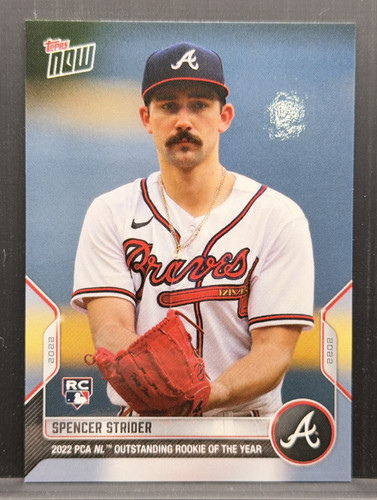 Spencer Strider #PCA-6 — 2022 Topps Now Players Choice Awards baseball card