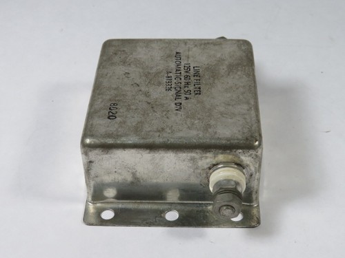 Automatic Signal Division A-813326 Line Filter 50A 125V 60Hz USED - Picture 2 of 3