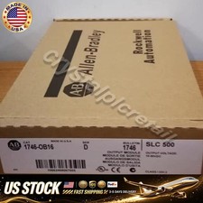 Allen Bradley 1746-OB16 SER D SLC 500 PLC Output Module US Free Tax