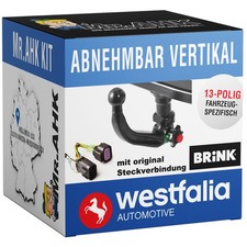 Westfalia Anhängerkupplung abnehmbar für Hyundai i40 cw 11-18 + 13pol spezifisch