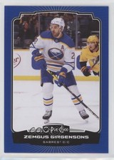 2022-23 O-Pee-Chee Blue Border Zemgus Girgensons #396 c5d