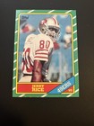 1986 Topps - Jerry Rice #161 C* on Copyright Line (RC)