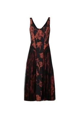 Roberto Cavalli Floral Ankle Length Dress NWT US 6 $4.3K Value