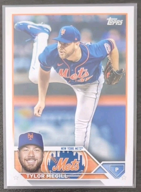 Tylor Megill #83 2023 Topps Series One Baseball New York Mets Base Card - Image 3 of 3