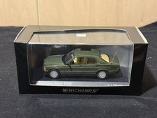Minichamps 1/43 Mercedes-Benz 190E 1984 Green Metallic Diecast Model Used