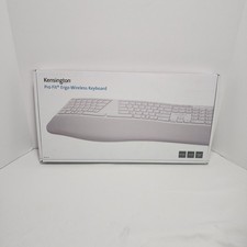 Kensington PRO FIT ERGO Wireless Keyboard For PC MAC K75402US : GRAY - New