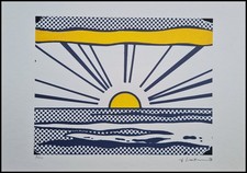 ROY LICHTENSTEIN * Sunrise * 50 x 35 cm * signed lithograph * limited # 8/150