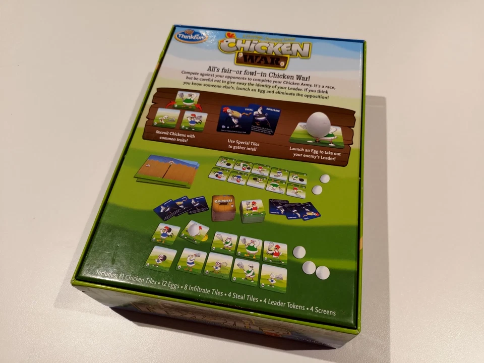 Chicken War A Strategic Guessing Board Game - Thinkfun - COMPLETE - Image 4 of 4