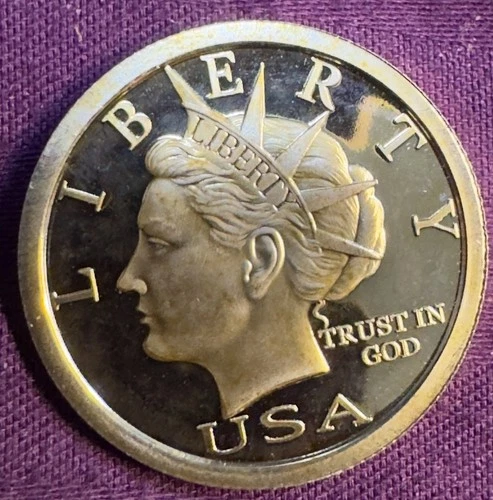 Norfed Liberty 2003 1/20 oz Silver .999  RARE! Proof Like.from Roll Just Open