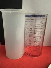 PAMPERED CHEF Slide Adjustable Wet / Dry MEASURING CUP 2 Cup Push Tube #2225