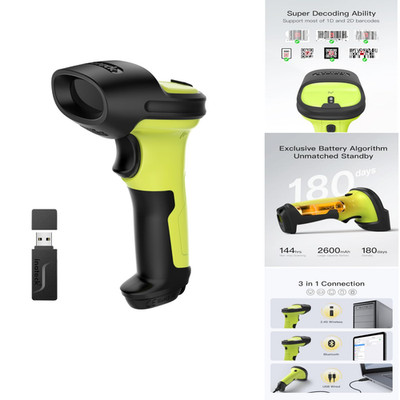 2D Barcode Scanner Bluetooth QR Code Kabellos BCST-72