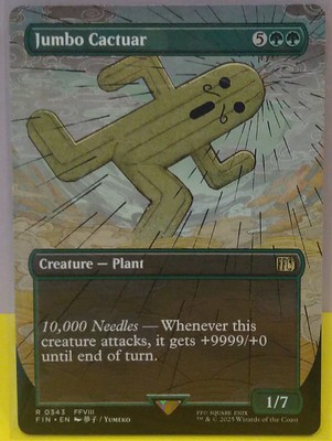 MTG - Final Fantasy - Jumbo Cactuar *Borderless*