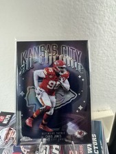 Topps Chrome 2025 Chris Jones ACT-17 Kansas City Chiefs All-Chrome Refractor