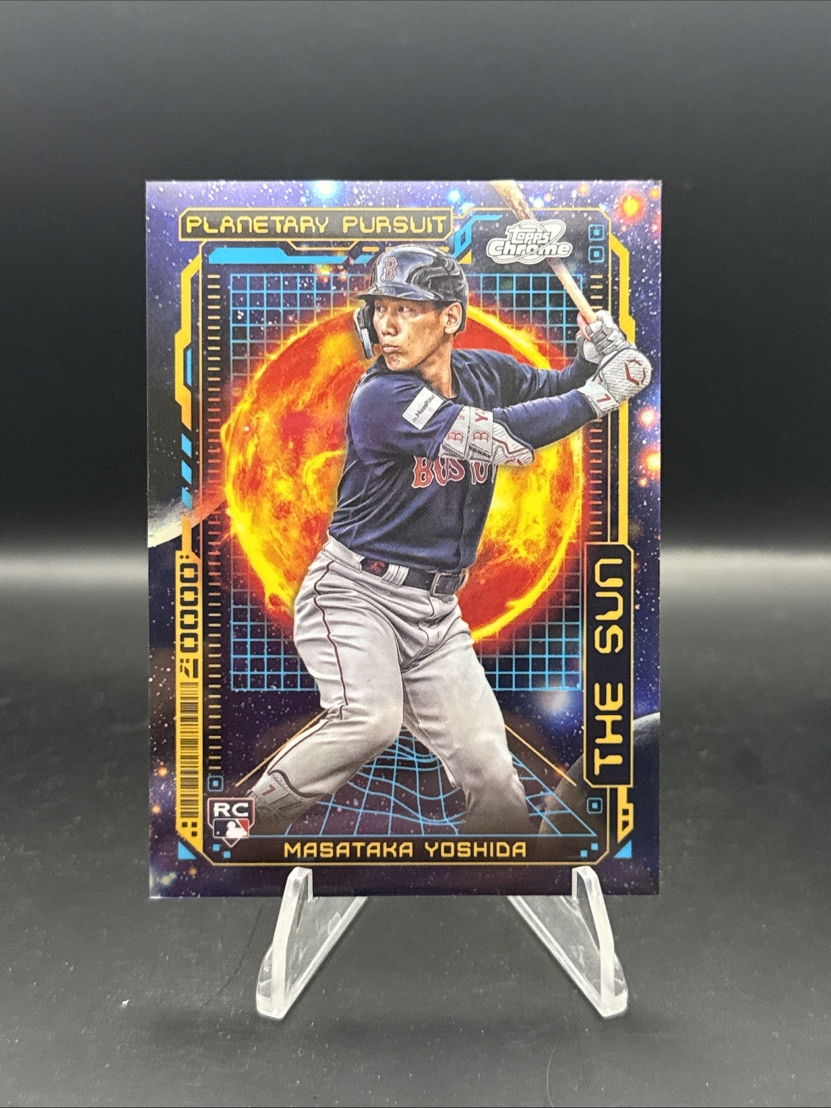 2023 Topps Chrome Cosmic Masataka Yoshida RC Planetary Pursuit The Sun