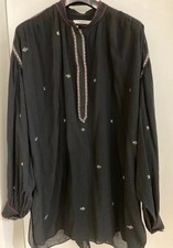 Isabel Marant toile Cotton Embroidered Blouse