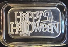 Happy Halloween Engravable Witch Hat Sealed Bullion-0.999 Silver 1 Oz Art Bar